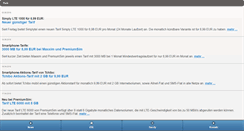 Desktop Screenshot of mobil.billig-tarife.de